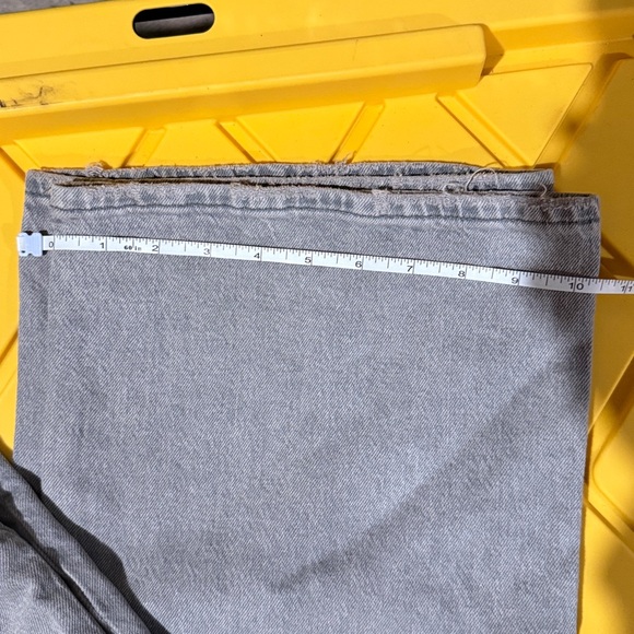 H&M WIDE LEG/HIGH WAIST LIGHT GREY JEANS Sz. 4 NWT - Picture 10 of 14